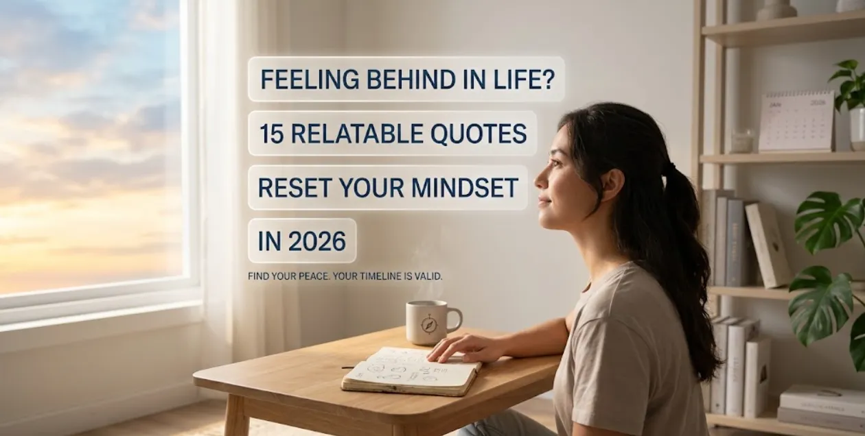 Feeling Behind in Life? 15 Relatable Quotes to Reset Your Mindset in 2026